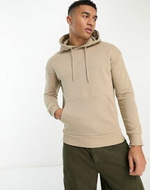 【送料無料】 ジャック アンド ジョーンズ メンズ パーカー・スウェット アウター Jack & Jones overhead hoodie in stone NEUTRAL