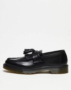 hN^[}[` fB[X V[Y Xb|E[t@[ U[ [t@[ Dr Martens Adrian tassel loafers polished smooth leather Black ubN