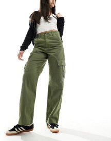 【送料無料】 フレンチコネクション レディース カジュアルパンツ カーゴパンツ ボトムス French Connection twill cargo pants in khaki Khaki