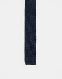 【送料無料】 フレンチコネクション メンズ ネクタイ アクセサリー French Connection knit tie in marine Marine