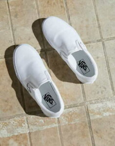 oY Y V[Y Xj[J[ Vans Classic Slip-On plimsolls White zCg