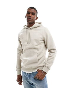 �I�����[�A���h�T���Y �����Y �A�E�^�[ �p�[�J�[�E�X�E�F�b�g �p�[�J�[ ONLY & SONS hoodie in stone Silver Lining �V���o�[