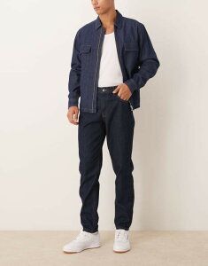 �G�C�\�X �����Y �{�g���X �f�j���p���c �W�[���Y ASOS DESIGN Essential classic rigid fit jeans in indigo INDIGO �C���f�B�S