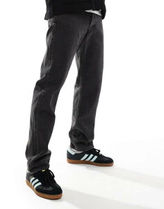 �W���b�N �A���h �W���[���Y �����Y �{�g���X �f�j���p���c �X�g���[�g �W�[���Y Jack & Jones Chris straight leg jeans in washed SQ737 �u���b�N
