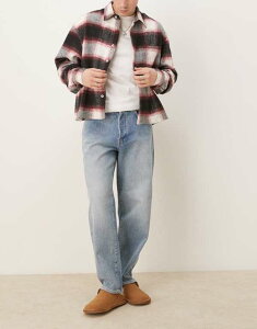 �Z���N�e�b�h�I�� �����Y �{�g���X �f�j���p���c �W�[���Y Selected Homme Kobe loose fit jeans in mid wash Blue Denim �f�j��