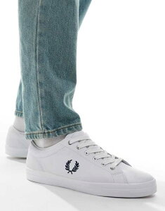 yz tbhy[ Y Xj[J[ V[Y Fred Perry B7 leather sneakers in white White