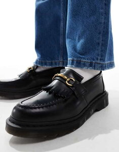 yz hN^[}[` Y Xb|E[t@[ V[Y Dr Martens Adrian snaffle loafers in black Black