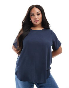 �I�����[�J�[�u ���f�B�[�X �g�b�v�X T�V���c Only Curve short sleeve top NAVY �l�C�r�[
