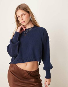 �t���[�s�[�v�� ���f�B�[�X �g�b�v�X T�V���c �N���b�v�h Free People easy street cropped pullover in slate Slate �X���[�g