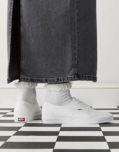 oY fB[X V[Y Xj[J[ Vans Authentic Lowpro sneakers WHITE zCg