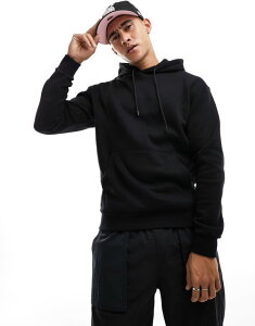 �W���b�N �A���h �W���[���Y �����Y �A�E�^�[ �p�[�J�[�E�X�E�F�b�g �p�[�J�[ Jack & Jones oversized hoodie Black �u���b�N