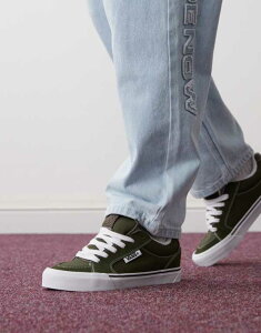 �o���Y �����Y �V���[�Y �X�j�[�J�[ Vans Chukka Push sneakers in olive Khaki �J�[�L