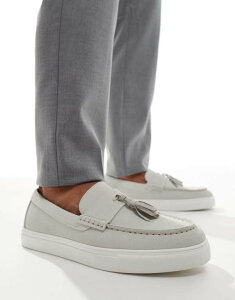 GC\X Y V[Y Xb|E[t@[ [t@[ ASOS DESIGN tassle cupsole loafers Gray O[