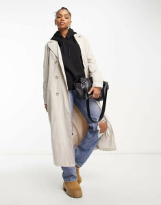 �W�F�C�f�B�[���C ���f�B�[�X �A�E�^�[ �W���P�b�g�E�u���]�� �R�[�g JDY oversized trench coat in stone STONE �X�g�[��