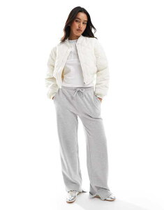 RbgI fB[X AE^[ WPbgEu] LeBO Rbg WPbg Cotton:On Cotton On quilted rib bomber jacket in coconut milk Coconut milk