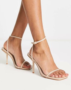 yz V~ fB[X T_ V[Y Simmi London Novalee barely there sandals in beige BEIGE