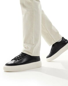 WbN Ah W[Y Y V[Y Xj[J[ U[ tFCNU[ Jack & Jones faux leather trainer Anthracite ubN