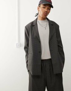 R[W Y AE^[ WPbgEu] uU[ COLLUSION oversized blazer in houndstooth - part of a set Multi }`J[