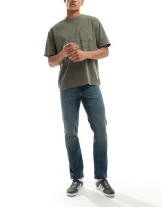 GC\X Y {gX fjpc XtBbg W[Y ASOS DESIGN slim fit jeans in mid wash Mid wash blue u[