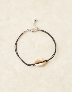 �G�C�\�X �����Y �A�N�Z�T���[ �u���X���b�g�E�o���O���E�A���N���b�g ASOS DESIGN festival faux cowrie shell multiwear cord slider bracelet Black �u���b�N