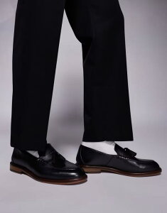 yz EH[Nh Y Xb|E[t@[ V[Y Walk London Putney tassel loafers in black leather Black