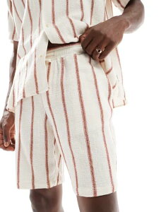 �W���b�N �A���h �W���[���Y �����Y �{�g���X �n�[�t�p���c�E�V���[�c Jack & Jones texture short red stripe - part of a set Arabian Spice �z���C�g