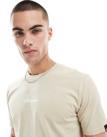 エレッセ メンズ トップス Tシャツ ellesse ollio tee in beige