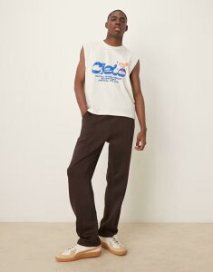 GC\X Y {gX JWApc Xg[g pc XEFbgpc XL[o ASOS DESIGN straight leg scuba sweatpants Chocolate torte `R[g