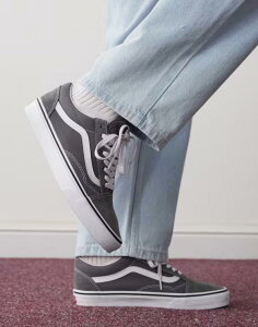 yz oY fB[X Xj[J[ V[Y Vans UA Old Skool sneakers in gray and white Gray