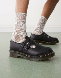 yz hN^[}[` fB[X Xb|E[t@[ V[Y Dr Martens 8065 Mary Jane shoes in black leather Black