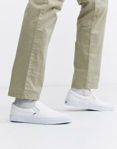 yz oY fB[X Xj[J[ V[Y Vans Classic Slip-on sneakers In white White