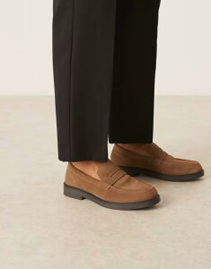 GC\X Y V[Y Xb|E[t@[ XG[h [t@[ ASOS DESIGN loafers in taupe suede Taupe g[v