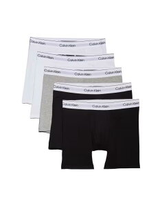 �J���o���N���C�� �����Y �A���_�[�E�F�A �{�N�T�[�p���c �R�b�g�� Calvin Klein Icon Cotton Stretch 5 pack boxer briefs/white/gray BLK WHITE BLK WH �z���C�g