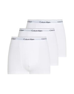 JoNC Y A_[EFA gNX Rbg Calvin Klein Icon Cotton Stretch 3-pack darted trunks White zCg