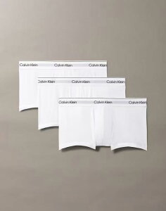 �J���o���N���C�� �����Y �A���_�[�E�F�A �g�����N�X ���[���C�Y �R�b�g�� Calvin Klein Icon Cotton Stretch 3 pack low rise briefs WHITE �z���C�g