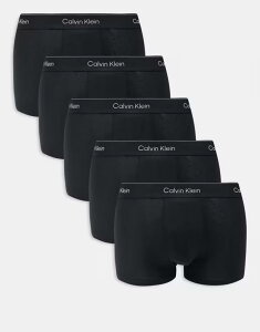 JoNC Y A_[EFA gNX Rbg Calvin Klein Icon Cotton Stretch 5 pack boxer briefs Black ubN