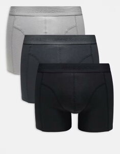 �W���b�N �A���h �W���[���Y �����Y �A���_�[�E�F�A �g�����N�X Jack & Jones 3 pack boxer briefs and Black �u���b�N