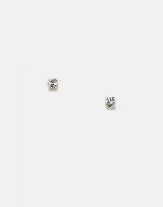 LOX[CA fB[X ANZT[ sAXECO Kingsley Ryan 2mm gem set round stud earrings in sterling Crystal Honey Vo[