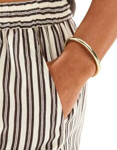 �s�[�V�[�Y ���f�B�[�X �A�N�Z�T���[ �u���X���b�g�E�o���O���E�A���N���b�g Pieces smooth metal bangle Gold color �S�[���h