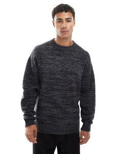 �W���b�N �A���h �W���[���Y �����Y �A�E�^�[ �j�b�g�E�Z�[�^�[ �Z�[�^�[ Jack & Jones oversized fluffy sweater and Castlerock �u���b�N