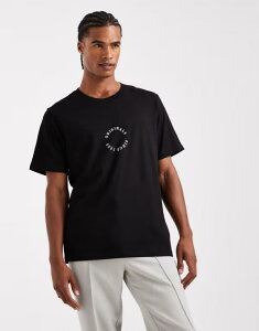 �W���b�N �A���h �W���[���Y �����Y �g�b�v�X T�V���c �v�����g �V���c Jack & Jones relaxed T-shirt with Originals print Black �u���b�N