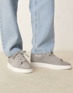 m[N Y V[Y Xj[J[ XG[h [X NOAK Made In Portugal lace up sneakers suede Gray O[