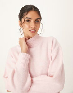 GC\X fB[X AE^[ jbgEZ[^[ nClbN Z[^[ ASOS DESIGN high neck sweater in light Light Pink sN