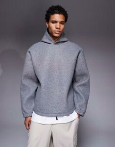 �G�C�\�X �����Y �A�E�^�[ �p�[�J�[�E�X�E�F�b�g �p�[�J�[ ASOS DESIGN oversized felt hoodie Gray �O���[