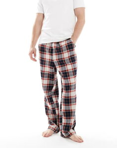�W���b�N �A���h �W���[���Y �����Y �{�g���X �J�W���A���p���c �p���c Jack & Jones plaid lounge pants and Cloud Dancer �u���[