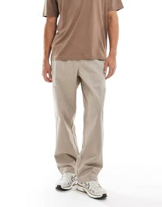 �G�C�\�X �����Y �{�g���X �J�W���A���p���c �J�[�S�p���c �p���c ASOS DESIGN baggy pull-on cargo pants BEIGE �x�[�W��