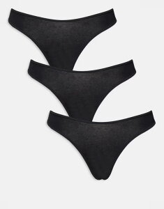 �����f�b�N�X ���f�B�[�X �A���_�[�E�F�A �u���[�t�p���c Lindex Nellie 3-pack thongs Black �u���b�N