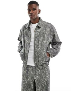 GC\X Y AE^[ WPbgEu] vg WPbg ASOS DESIGN oversized bomber jacket in camo print - part of a set Multi }`J[