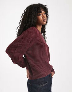 X[hxA fB[X AE^[ jbgEZ[^[ nClbN Z[^[ Threadbare high neck sweater in fig Fig