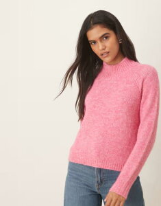 WFCfB[C fB[X AE^[ jbgEZ[^[ nClbN Z[^[ jbg JDY high neck textured knit sweater PINK sN